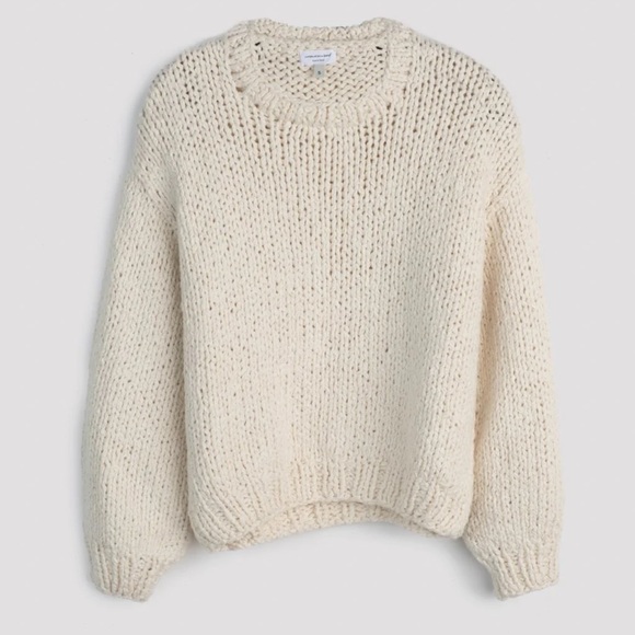 CLOSET CLOSING TODAY • LAST CHANCE✨RARE unsubscribed hand knit crew sweater - Picture 1 of 8